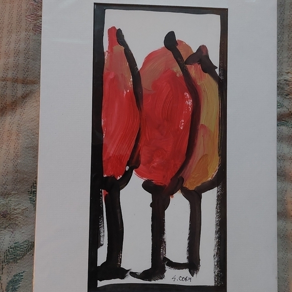 Manitoba Artist Sharon Cory's 2 Original Paintings. 15" x 9.5" - Picture 3 of 9